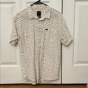 RVCA Men's Floral Print Casual Shirt